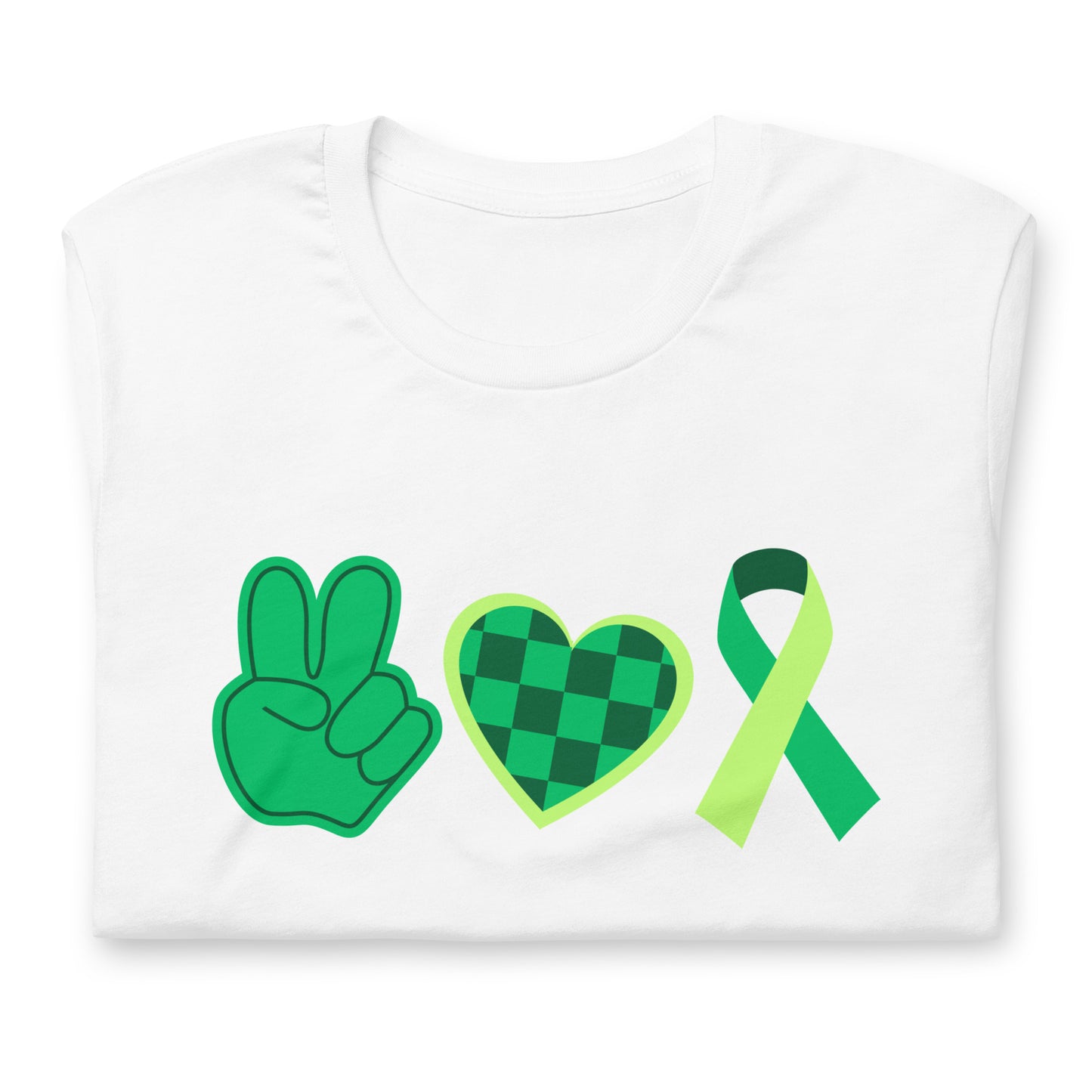 Peace, Love, CP Awareness Tee