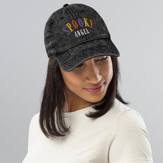 Spooky Angel Vintage Cap